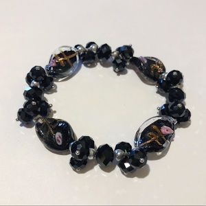 💍5/$15 Vintage glass bead bracelet